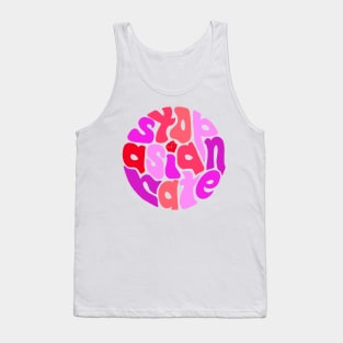 Stop Asian Hate ))(( # Asian Lives Matter Design Tank Top